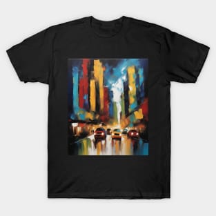 City Lights - Expressipnism T-Shirt